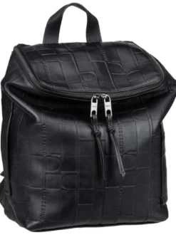 Liebeskind Berlin Damen Rucksack - Hera Monogramm in schwarz