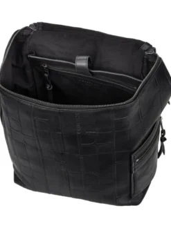 Liebeskind Berlin Damen Rucksack - Hera Monogramm in schwarz