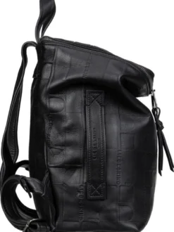 Liebeskind Berlin Damen Rucksack - Hera Monogramm in schwarz
