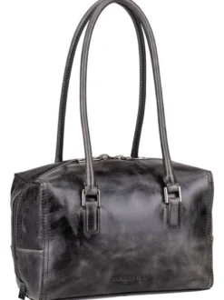 Liebeskind Berlin Damen Schultertasche - Kayla Archive Lack S in grau