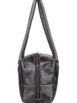 Liebeskind Berlin Damen Schultertasche - Kayla Archive Lack S in grau