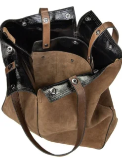 Liebeskind Berlin Damen Shopper - Rive Hydro L in camel