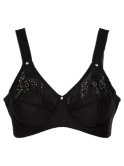 LingaDore Damen ohne Bügel BH in schwarz