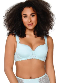 LingaDore Damen T-Shirt BH in hellblau