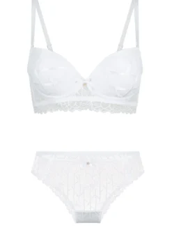 LingaDore Damen up BH set Push in weiß