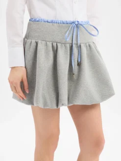 Liu Jo Collection Damen Minirock in hellgrau hellblau