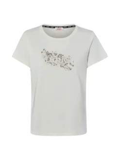 Liu Jo Collection Damen T-Shirt in ecru - Ärmel: kurzarm