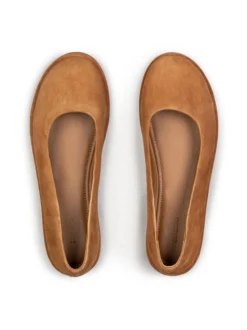 Lloyd Damen Ballerina in cognac - 1,5 cm Absatz
