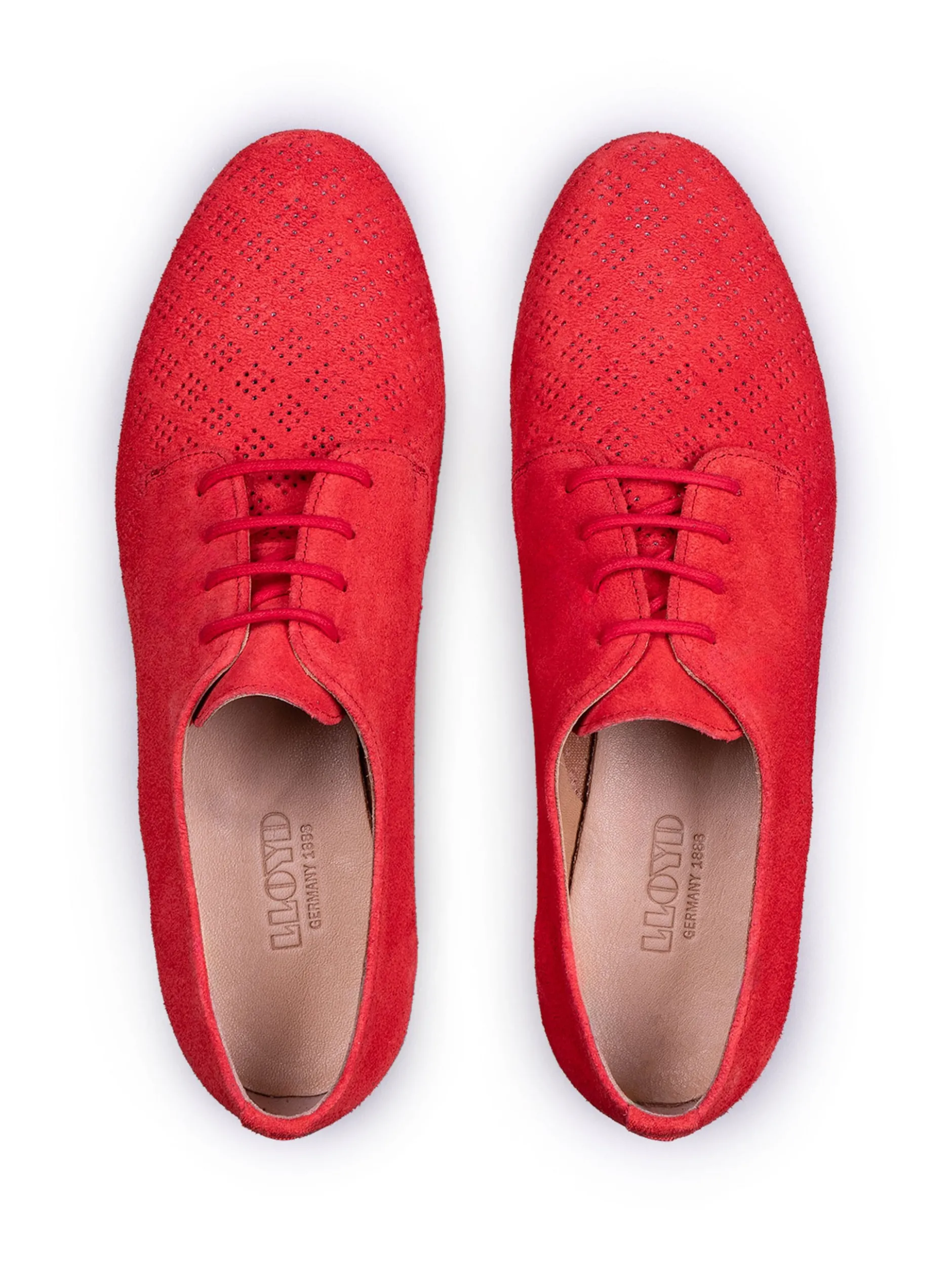 Lloyd Damen Schnürschuh in rot