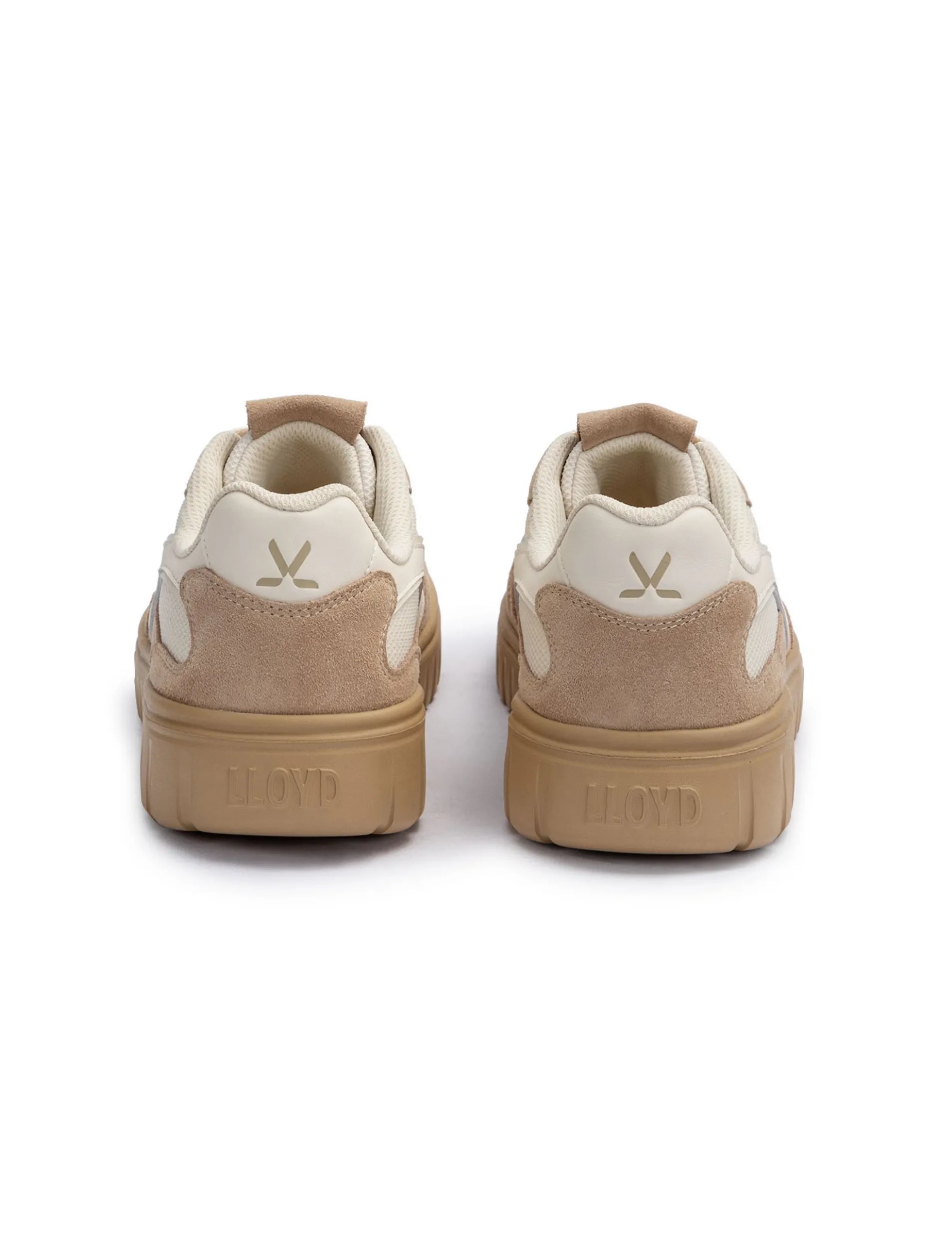 Lloyd Damen Sneaker in beige - 0 cm Absatz