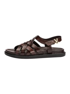 Lloyd Herren Sandale - AXIS in cognac - 0 cm Absatz