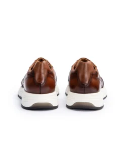 Lloyd Herren Sneaker - ECHO LUXE in cognac - 0 cm Absatz