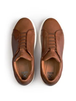 Lloyd Herren Sneaker - METRO in cognac - 0 cm Absatz
