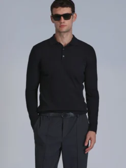 Lufian Herren Pullover - ADEN in schwarz