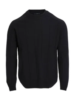 Lufian Herren Pullover - LIGHT in schwarz