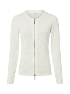 Lund Damen Strickjacke in ecru - Ärmel: langarm