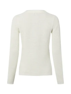 Lund Damen Strickjacke in ecru - Ärmel: langarm