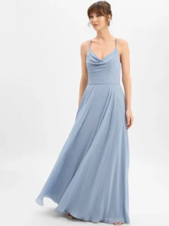 Luxuar Fashion Damen Abendkleid in hellblau