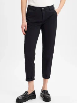 MAC Damen Hose - Chino in marine - Länge: verkürzt