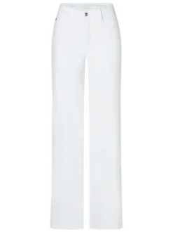 MAC Damen Jeans - Dream Wide in weiß - Länge: lang