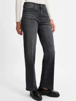 MAC Damen Jeans in anthrazit - Länge: lang