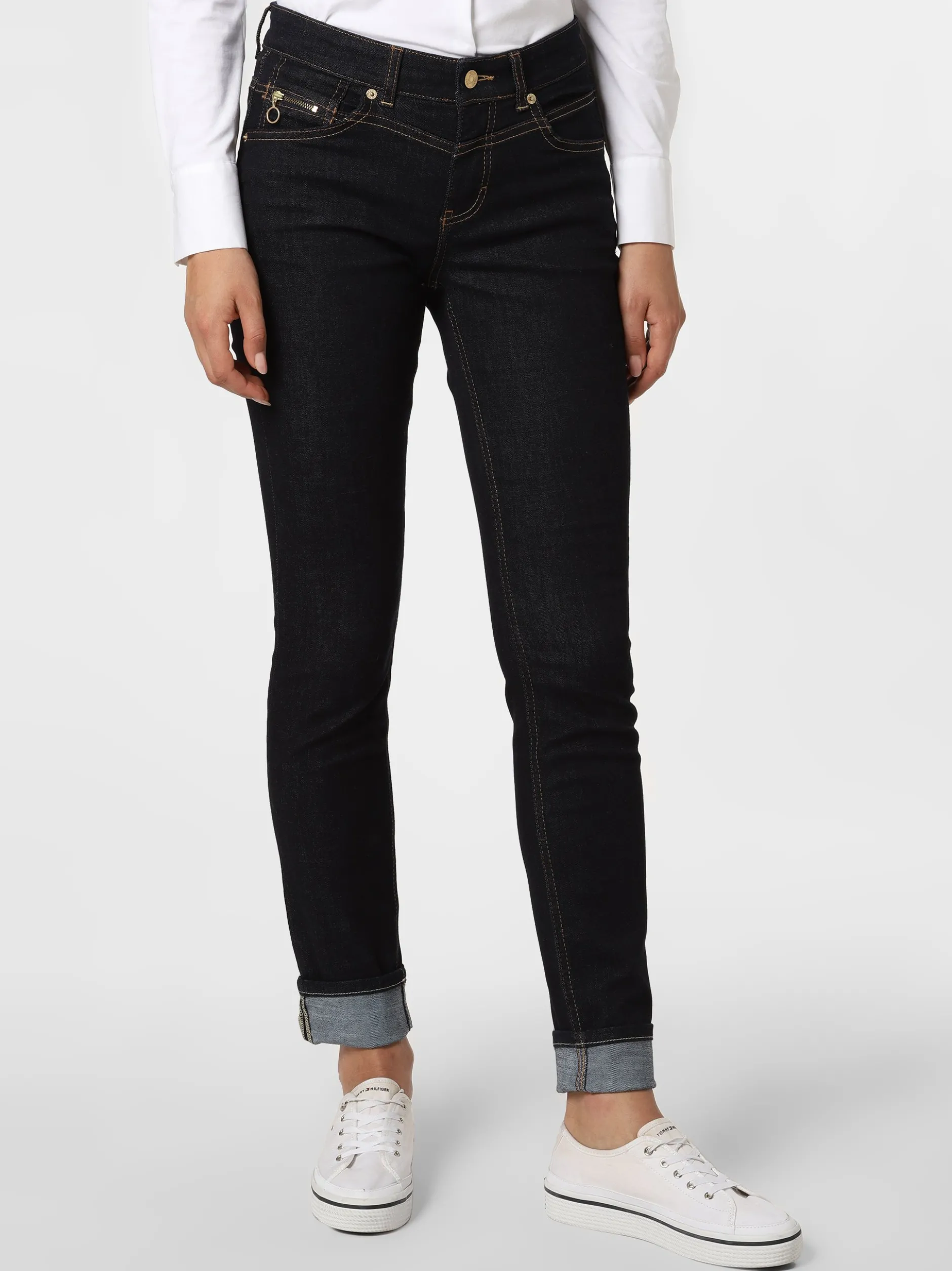 MAC Damen Jeans - Rich Slim in rinsed - Länge: lang