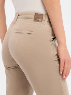 MAC Damen Stoffhose - Chino turn up in melange