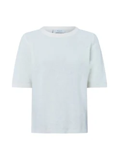 MAERZ Damen Pullover in ecru - Ausschnitt: Rundhals