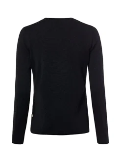 MAERZ Damen Strickpullover aus Merinowolle in marine