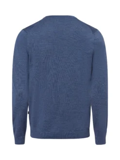 MAERZ Herren Summer Merino Pullover in blau