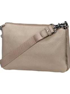 Mandarina Duck Damen Umhängetasche - Mellow Leather Pochette FZT82 in taupe