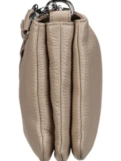 Mandarina Duck Damen Umhängetasche - Mellow Leather Pochette FZT82 in taupe