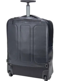 Mandarina Duck Unisex Rucksack-Trolley - Eco Coated OSV06 in schwarz