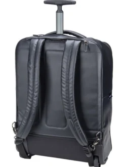 Mandarina Duck Unisex Rucksack-Trolley - Eco Coated OSV06 in schwarz
