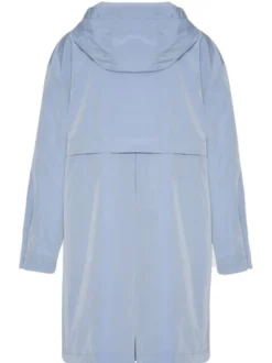 MANISA Fashion Damen Parka in hellblau