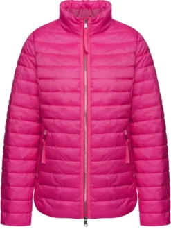 MANISA Fashion Damen Steppjacke in pink
