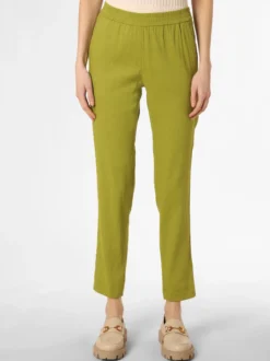 Marc Cain Collections Damen Hose mit Leinen-Anteil in kiwi