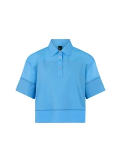 Marc Cain Damen Bluse in hellblau