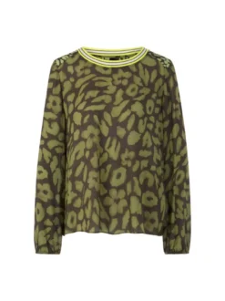Marc Cain Damen Bluse in oliv