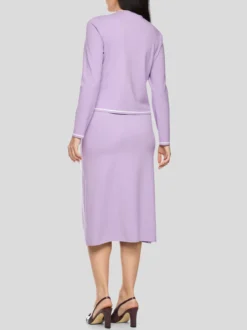Marc Cain Damen Cardigan in lila