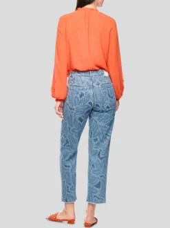 Marc Cain Damen Jeans - ROHA in blau