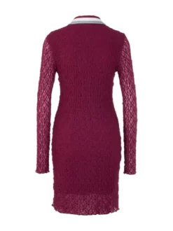 Marc Cain Damen Kleid in bordeaux
