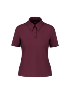 Marc Cain Damen Poloshirt in bordeaux