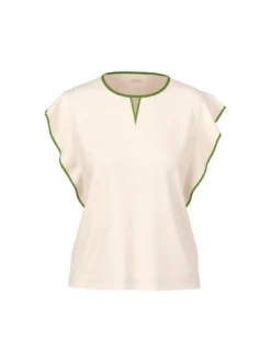 Marc Cain Damen T-Shirt in ecru