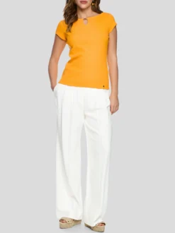 Marc Cain Damen T-Shirt in gold