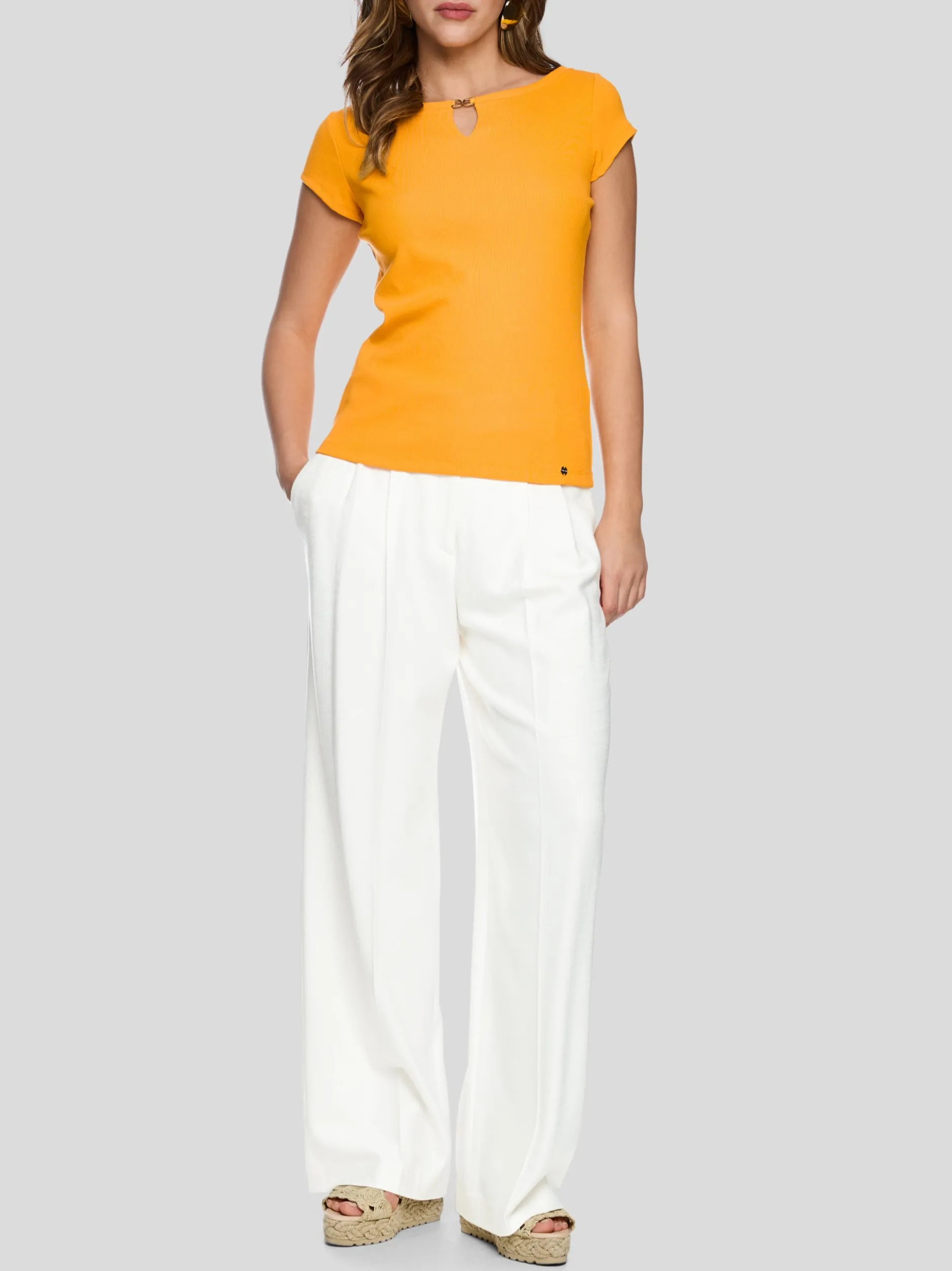 Marc Cain Damen T-Shirt in gold
