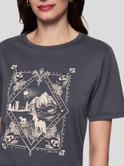 Marc Cain Damen T-Shirt in grau