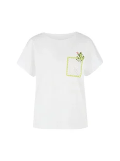 Marc Cain Damen T-Shirt in weiß