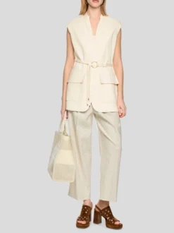 Marc Cain Damen Weste in beige