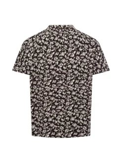 Marc O'Polo Damen Blusenhirt in schwarz ecru